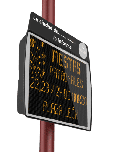 Elancity  -  Evocity las pantallas LED informativas para ayuntamientos y ciudades